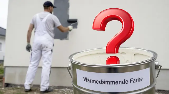 Sogenannte Energiesparfarben werden wiederholt als „wärmedämmend“ oder „energiesparend“ beworben. Doch laut neuer Untersuchungen sind sie energetisch wirkungslos. Foto: DJD/VDPM