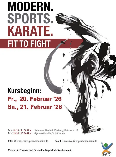 Modernes Sportkarate: neue Kurse starten am 20./21. Februar | Foto: VFG Meckenheim