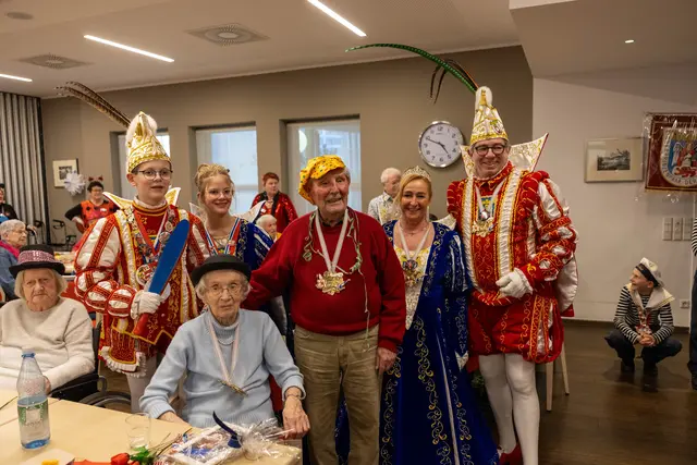 Im Seniorenzentrum Hohes Ufer. | Foto: Siegburger Funken Blau-Weiss