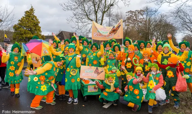 Bunt wie immer, die Geistinger Schmetterlinge | Foto: Heimermann