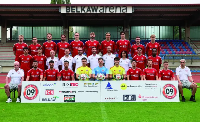 Die Mannschaft des SV 09 Bergisch Gladbach. Foto: SV 09
