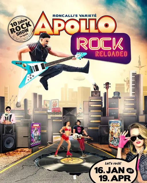 Foto: Fotos mit Genehmigung und Dank an Roncalli´s Apollo Varieté, Karina Hermsen und Archiv