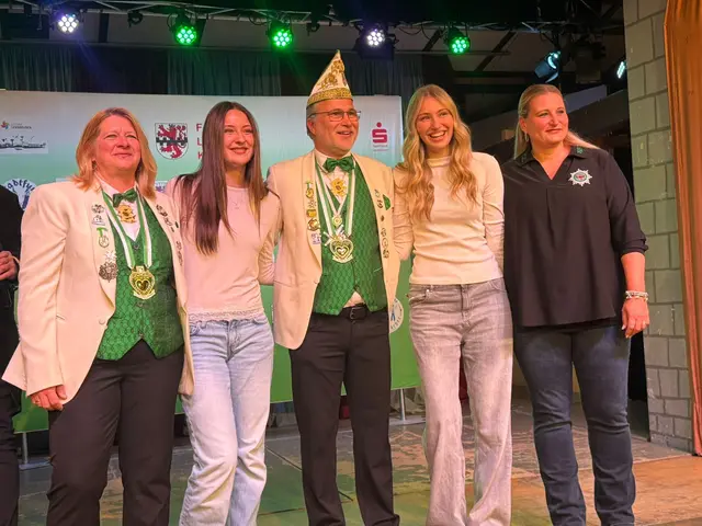 Große Freude bei "Grün-Weiß". Foto: Andreas Beljan