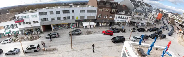 Der Umbau der Schloßstraße wird überwiegend positiv betrachtet. Foto: Axel König