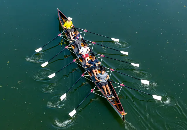 Rudern lernen auf dem toten Rheinarm in Bad Honnef | Foto: Foto WSVH