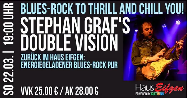 Foto: Fotos: Mit Dank und Genehmigung von The DOUBLE VISION, Stefan Graf, Robert Chudasch, Sebastian Drexler, Dennise Eisenhut, Dr. Rock Photography, Haus Eifgen, Adrian Kunitz und Archiv