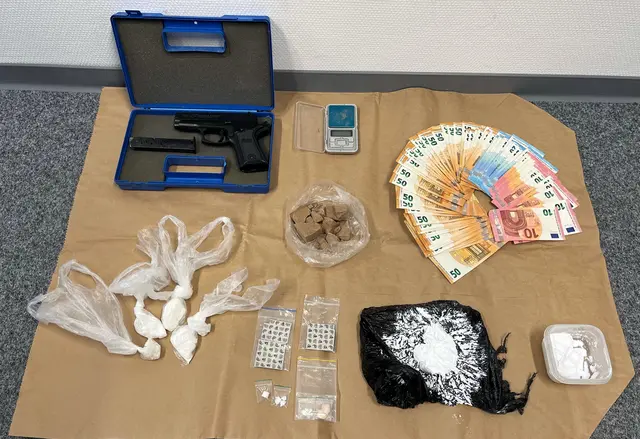 Das Ergebnis der Durchsuchung. | Foto: Polizei Köln