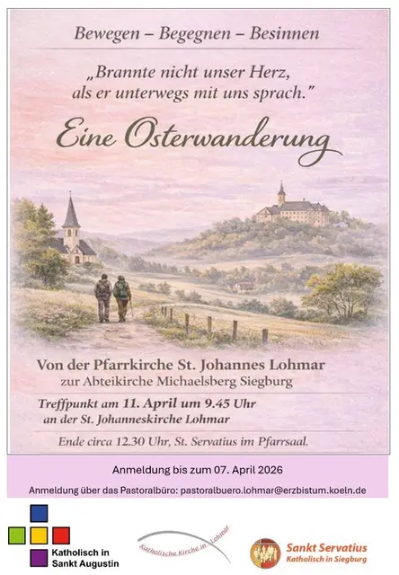 Foto:  katholischen Kirchengemeinden St. Johannes Lohmar und St. Servatius Siegburg