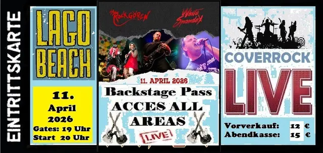 Foto: Fotos: Mit Dank und freundlicher Genehmigung vom LAGO BEACH, Abu Ghalazeh, Peter Decker, WHITE SPANDEX mit „Stocky“, „CC“, „Pat“, „Mies“, „Jeep“ und natürlich „Götz“, DIE ROCKGÖREN, Michaela Ansey, Alisabell Home, Guido Rizzato, Michael Neumahr, Ingo Dudd