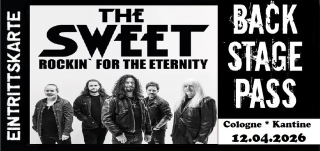 Foto: Fotos mit Genehmigung und Dank an THE SWEET, Die Kantine, Dirk Zimmer und Archiv