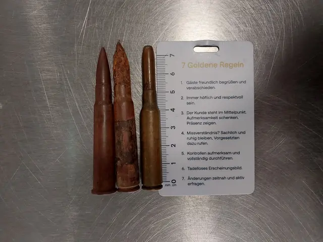 Munition im Handgepäck: Die Bundespolizei stellte klar, dass dies kein normales Handgepäck ist. | Foto: Bundespolizei