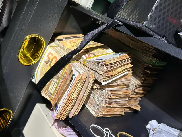 Ein Teil des sichergestellten Bargeldes. | Foto: Zoll