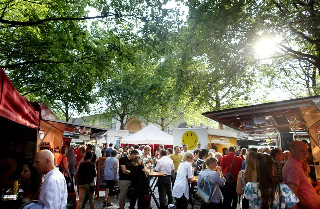 Abendmarkt auf dem Rudolfplatz in Köln. Das war einmal ... | Foto: Thilo Schmülgen