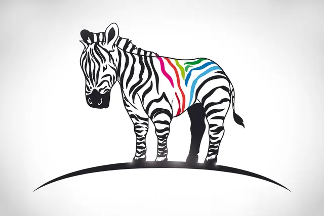 Das Zebra ist das internationale Symbol für seltene Erkrankungen. Die Realität von Menschen und Familien, die jeden Tag mit besonderen medizinischen, emotionalen und sozialen Herausforderungen leben müssen, bleibt im Alltag oft unsichtbar. Foto: DJD/dpmed/Getty Images/PenWin