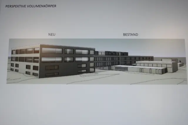 Erste Visualisierung der Erweiterung des MEG. | Foto: Gebäudemanagement  aig architekten