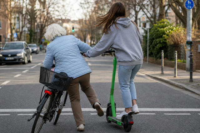 Das Bild zeigt nicht den realen Unfallort oder Beteiligte. Symbolbild KI-generiert, kein echtes Foto. | Foto: KI-generiert mit ChatGPT/OpenAI