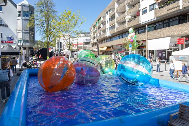 Für Kinder gab es verschiedene Angebote. Foto: Axel König