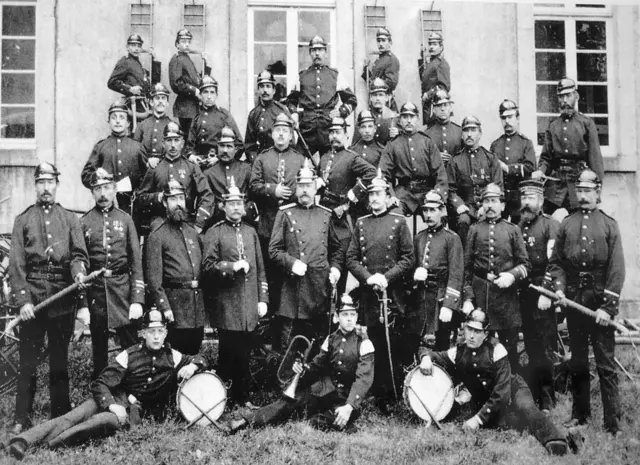 Das älteste Foto der Brühler Feuerwehr von 1895. | Foto: Foto  Stadtarchiv