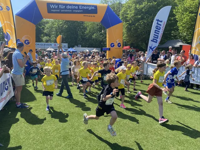 299 Kinder und Jugendliche waren bei "Glessen läuft" am 9. Mai 2026 am Start | Foto: Andrea Floß