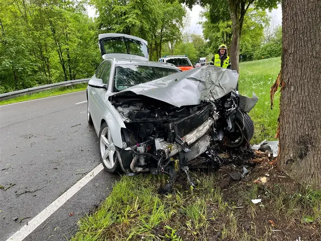 Unfall Pernze. | Foto: Kreispolizeibehörde Oberberg
