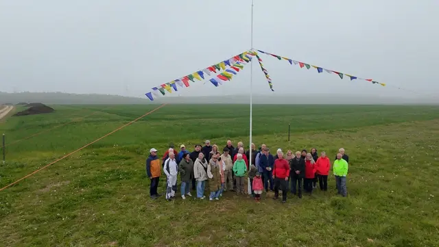 Der Standort des ehemaligen Klosters wurde für das Erinnerungsprojekt in Besitz genommen.  | Foto: Förderverein Kapelle Bethlehem