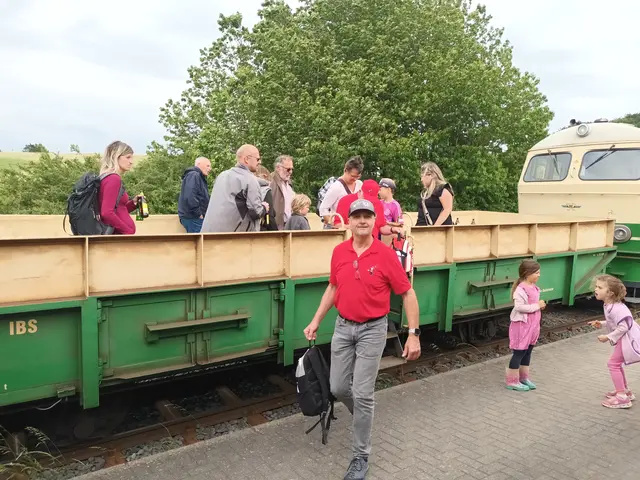 Besonders beliebt war die Bergfahrt im Freien