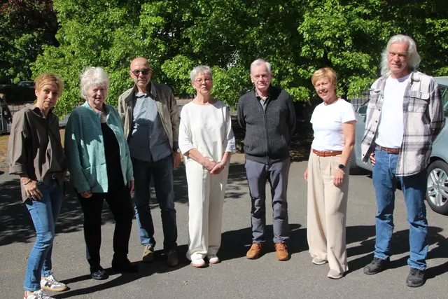 Das Team des Patenprojekts „Große helfen Kleinen“ (v.l.): Ulrike Nürnberg, Bernhild Neu, Dietmar Nuhn, Angelika Bilo, Manfred Lenthe, Angelika Krell und Joachim Lippe (Es fehlt: Dorothee Grönke). Foto: Flick 