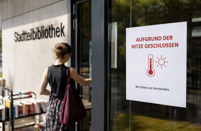 Symbolbild: Die Stadtteilbibliotheken in Bonn bleiben aufgrund der Hitze geschlossen. | Foto: mt (ki)