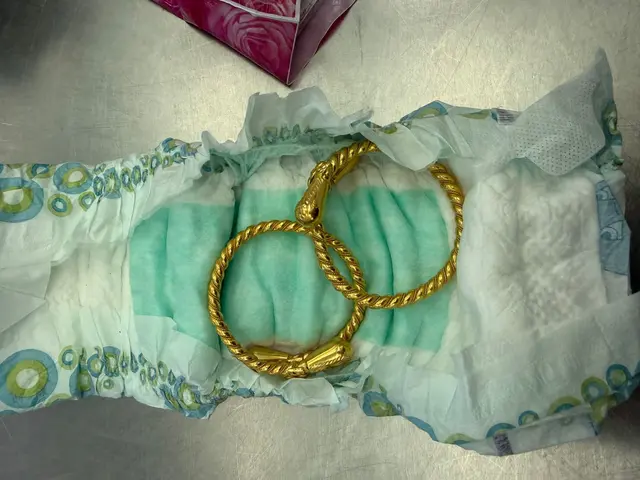 In einer Windel finden Zöllner Goldschmuck. | Foto: Zoll Köln