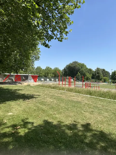 Der Sport- &amp; Bewegungspark in Elsdorf wird zukünftig videoüberwacht, um Vandalismus vorzubeugen. | Foto: Foto: Stadt Elsdorf