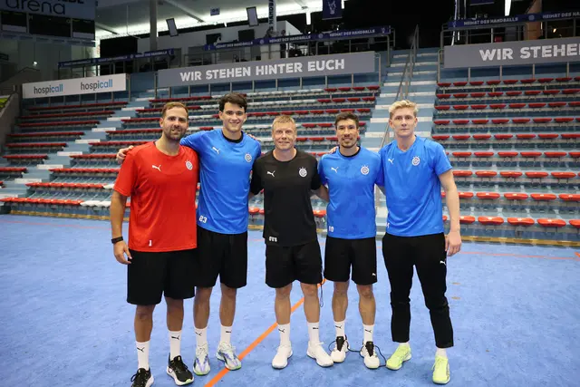 Biosca, Roganovic, Sigurdsson, Dujshebaev, Sindrason. | Foto: VfL Gummersbach