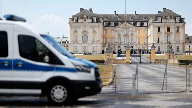Großer Polizeieinsatz: Schloss Augustusburg ist zum Hochsicherheitstrakt geworden. | Foto: Foto  ARD