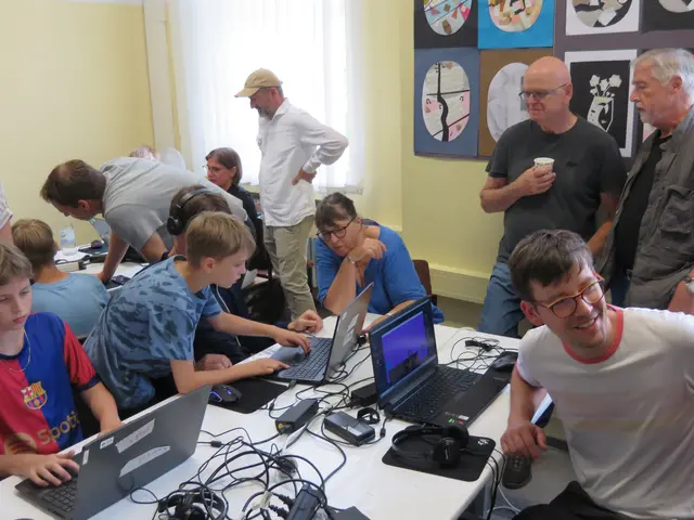 Gaming Camp: Stolz werden die Ergebnisse gezeigt | Foto: N.Schieren