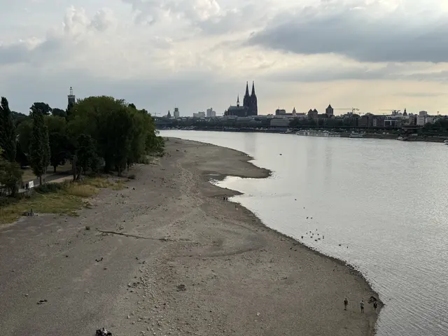 Am 31. Juli 2026 um 20 Uhr wurde der neue Allzeit-Niedrigwasser-Pegel von 68 Zentimetern erreicht. | Foto: Büge
