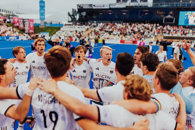 Europameister 2025: Im Finale bezwangen die Herren den Rivalen aus den Niederlanden mit 5:2 und holten den 9. EM-Titel. | Foto: Marlin Prauss