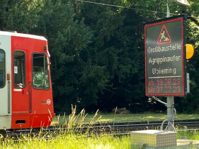 An einer neuralgischen Stelle wird in den Ferien gebaut. | Foto: Stephan Anemueller