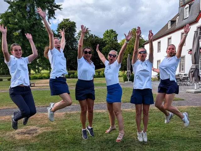 Auch die Damen haben den Aufstieg geschafft | Foto: Golfclub