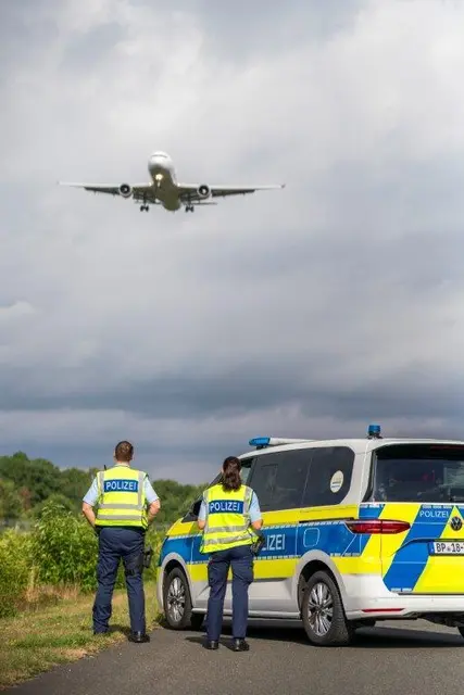 Die Bundespolizei im Einsatz am Flughafen. Symbolbild. | Foto: Bundespolizei