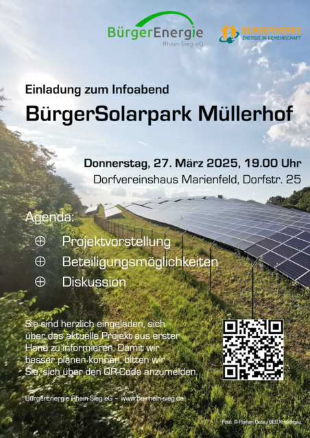 Veranstaltungsplakat | Foto: BürgerEnergie Rhein-Sieg eG