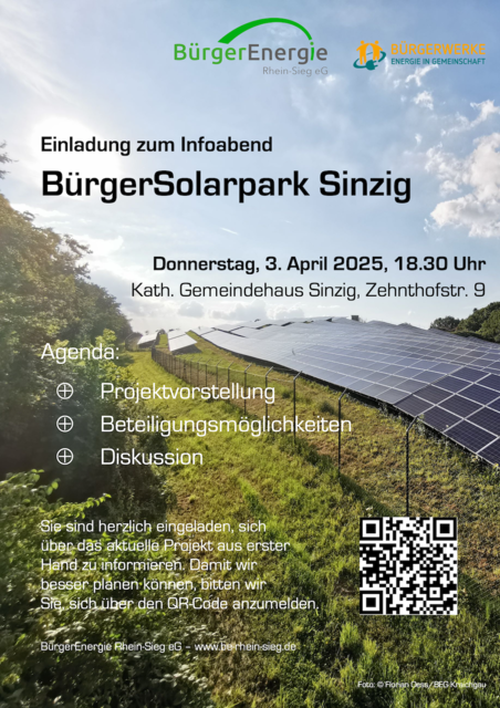 Veranstaltungsplakat | Foto: BürgerEnergie Rhein-Sieg eG