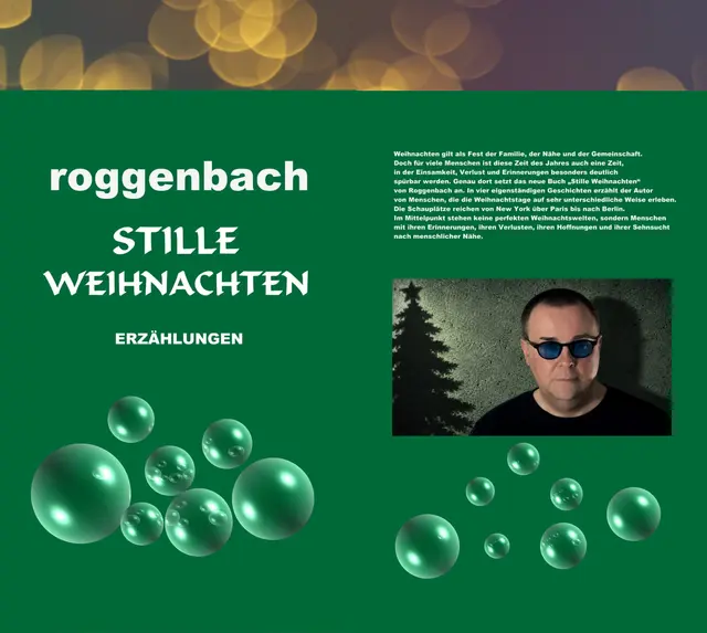 "Stille Weihnachten" von Roggenbach - vier Erzählungen. 
Der Band erscheint Ende Oktober 2026.  | Foto: J.K. Roggenbach