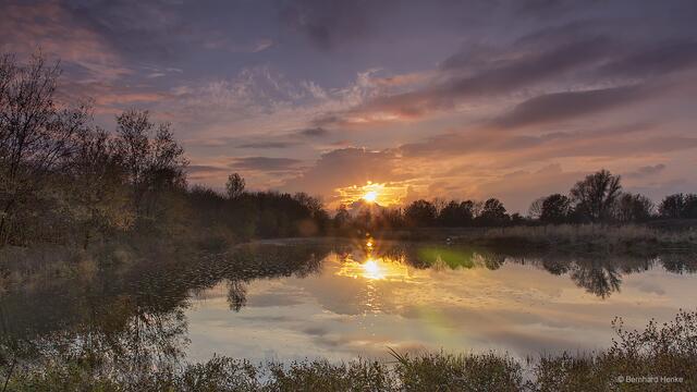 Es ist schön, dass wenigstens in zwei Klärteichen wieder mit Wasser gefüllt wurden.