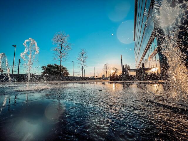 Herbstsonne an der Deutzer Brücke | Foto: Serkan Gürlek