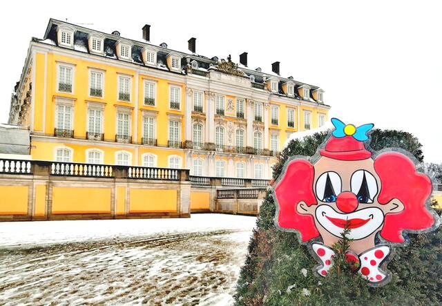Wintereinbruch auch in Brühl, aber trotzdem schon super Karnevalsstimmung. 3x Bröhl Alaaf!!  | Foto: Heike Löhrer